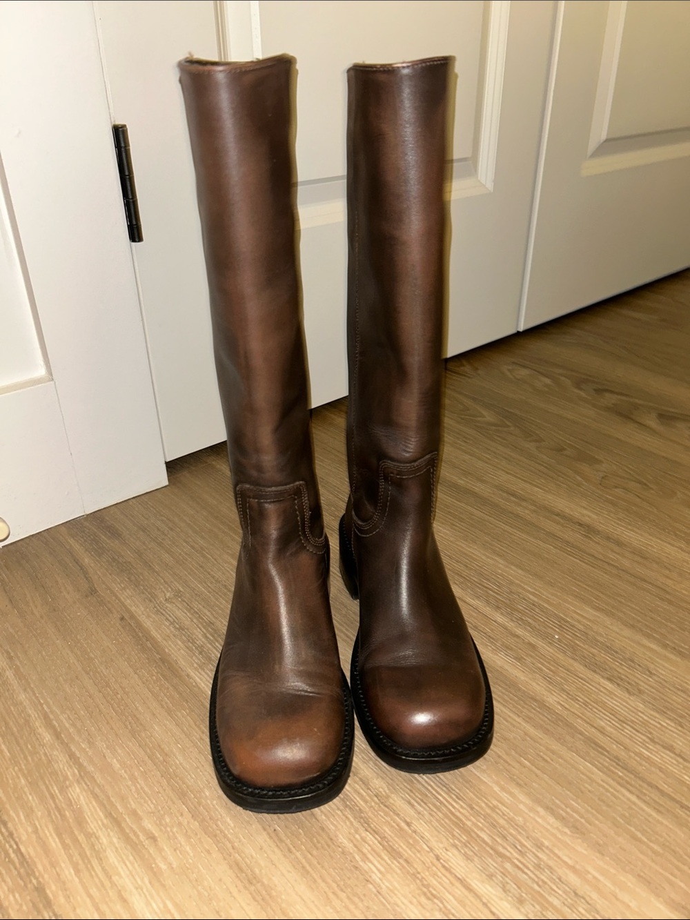 Steve Madden Riggs Boots Dark Brown - Picture 2 of 5